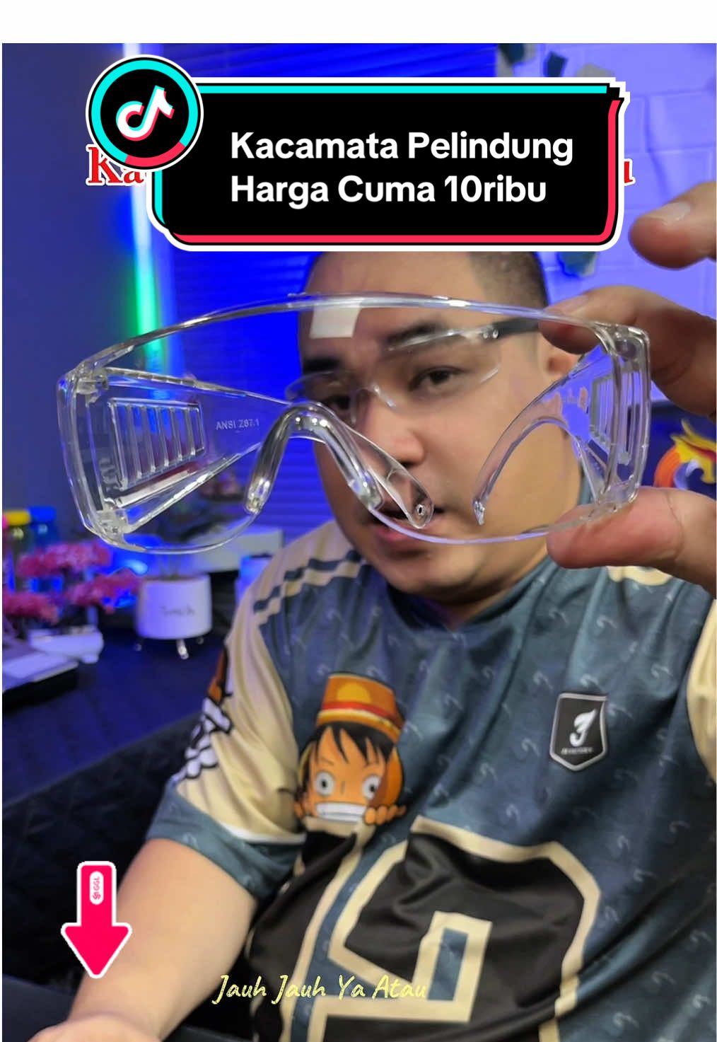 Kacamata Pelindung Debu Safety #kacamata #kacamatapelindung #kacamatamurah #cuantanpabatas #wibgajian #omsugi 