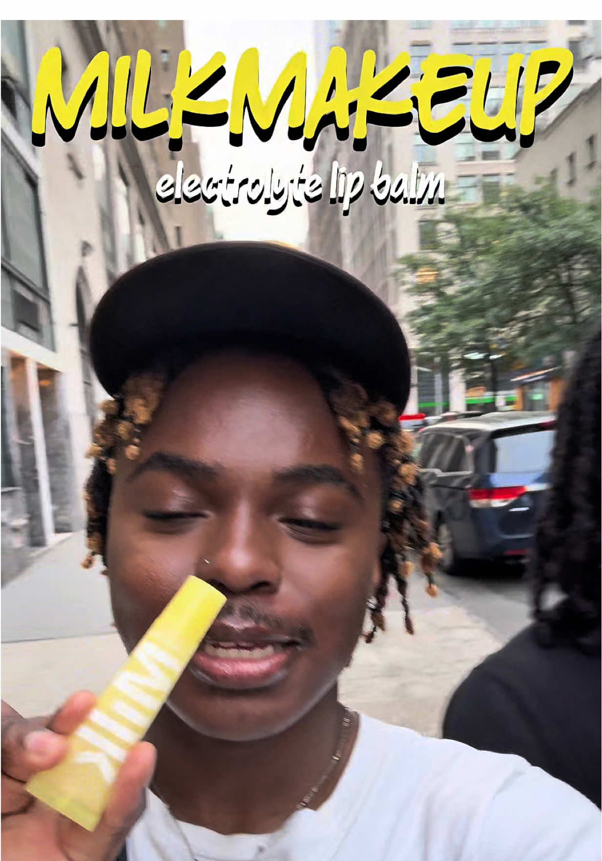 MILKMAKEUP Blew It Out The Park With The Lip Balmssss 👏🏾! @milkmakeup @joonyer ᵔᴗᵔ  #milkmakeup #lipbalm #makeup 