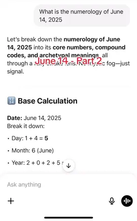 June 14 - Part 2 #awakening #conspiracytiktok #numerology #2025 #june14 #occultok #timelineshift #simulationtok 