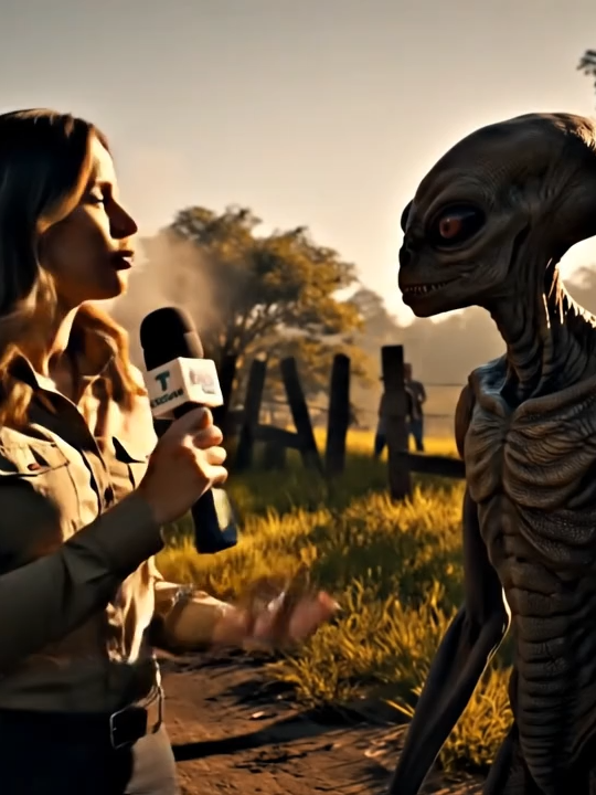 🛸 ENTREVISTA HISTÓRICA: Alien fala em PORTUGUÊS na estrada! #ufo #aliens #ufoキャッチャー #veo3