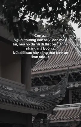 Nữa đời sau hãy sống thật bình an con nhé…! #cobehocphat #phatphap #tutaptinhtan🙏🏻 #phatphapnhiemmau #daophatbinhan 