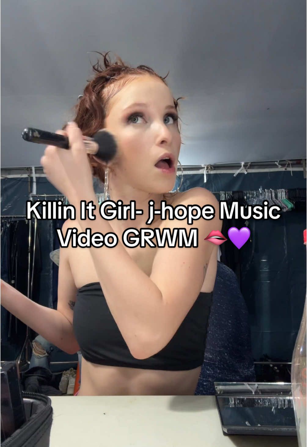 Since the cat is officially out of the bag… had the best time dancing with ya @hobipower 💜  #killinitgirl #jhope #alyssasantosdance #gelxnails #gelx  @Moonhwa 