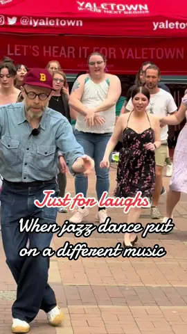 Just for laughs ##justforlaughs #justforlaugh #jazz #jazzfestival #dancer #yaletown #yaletownvancouver #funny #walktheworld365 #see2believe365 #vancouver #fyp #fypシ゚ #fypagetiktok #viralvideos 