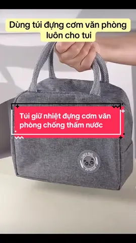 Chỉ với hơn 30🐟 có ngay một túi đựng cơm gọn gàng, lịch sự nha. Nhanh tay vào giỏ hàng góc trái màn hình nha mấy bà 👆🏻👆🏻👆🏻#tiktok #xaykenhtiktok #xuhuong #thinhhanh #dogiadung #tuigiunhiet #tuidungcomvanphong 