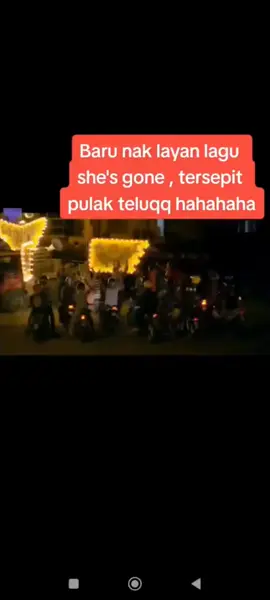 lagu she's gone. teluqq tersepit hahahah... #lawak  #penyanyi  #lagu 