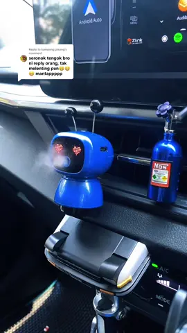 Replying to @kampung pisang  Yang penting kita happykan diri sendiri. Ni jajan baru, robot aromatherapy ada 4 modes semburan #robotaromatherapy #robotperfume #carperfume #cararomatherapy 