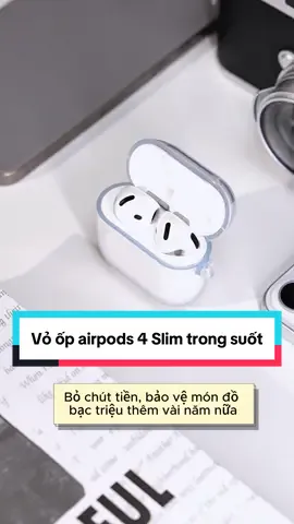 Vỏ ốp airpods 4 silicon trong suốt #ốpairpods #caseairpods #88mobile #banhangcungtiktokshop #tiktokshopvn 