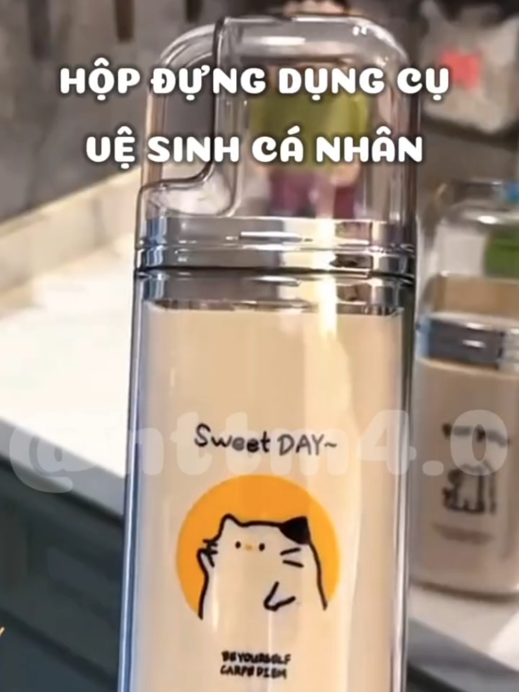 Hộp đựng bàn chải và cốc đánh răng 3 trong 1 #hopdungbanchai #hopdungbanchaidanhrang #hopdungbanchaikemdanhrang #giadungtienich #noitrothongminh 