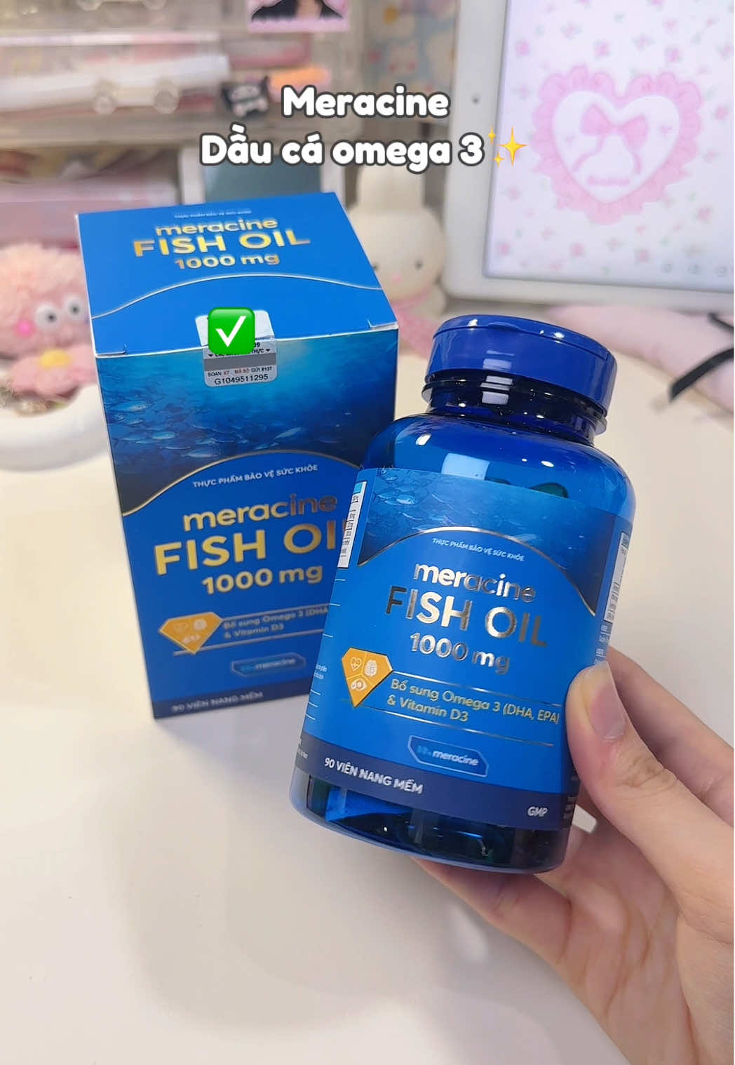 Tuổi nào cũng cần quan tâm đến sức khoẻ nha✨🫶🏼 #fyp #xh #xuhuong #viral #upbase #meracine #fishoil #omega3 #dauca #review 