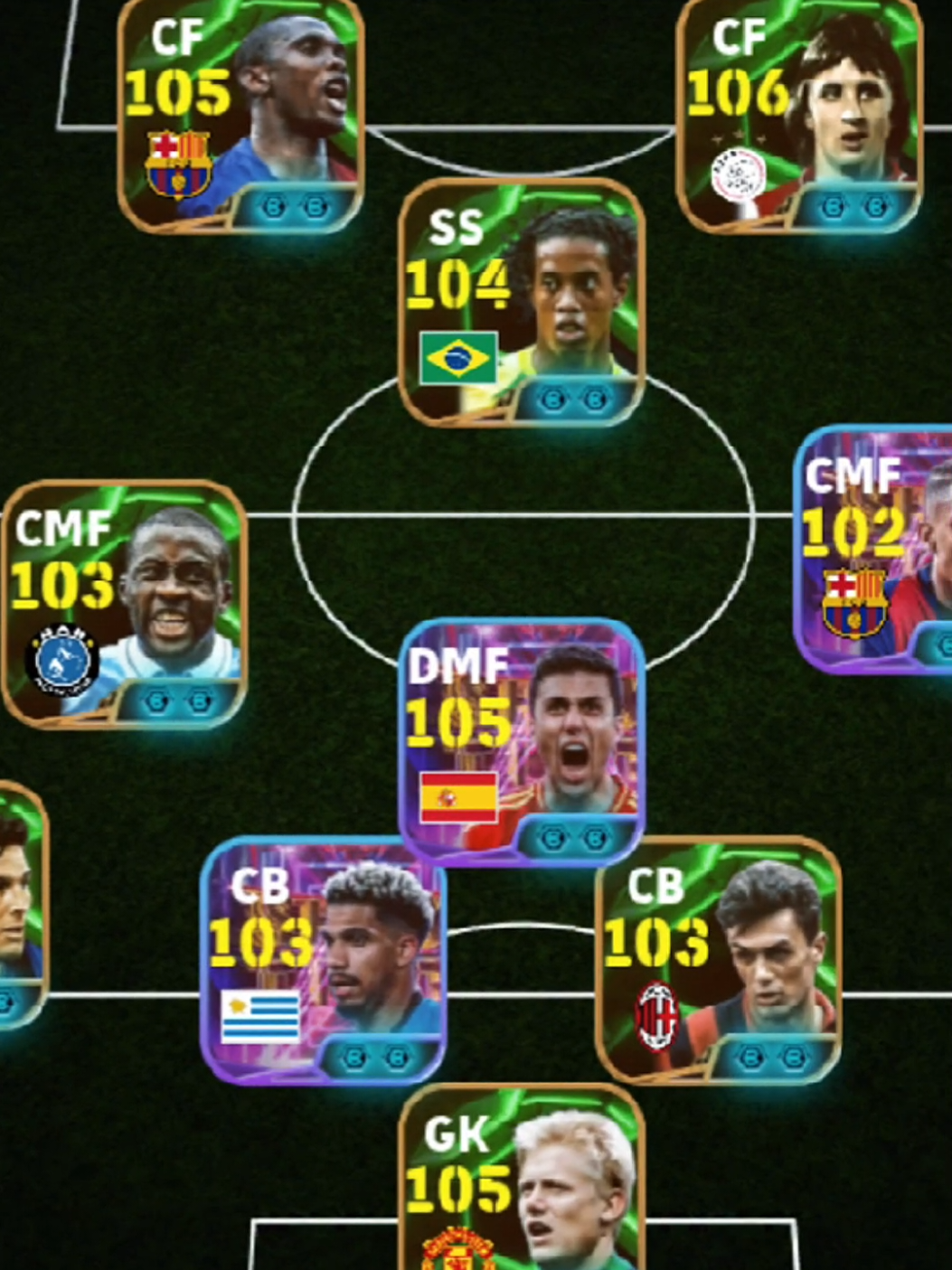 Squad & Formasi di Phase 10. 🔥 #CapCut #foryoupage #efootballmobile #squadefootball2025 #efootball2025 #efootball #konami 
