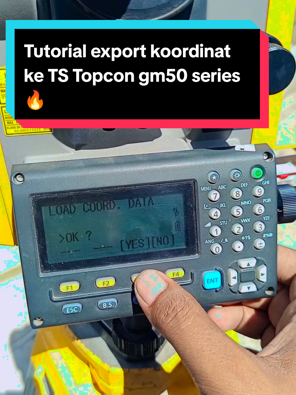 Export data kordinat ke TS Topcon Gm50 series, ini tips supaya Stake Out Lebih cepet tanpa input koordinat di lapangan🔥🔭🔨🚀#stakeout #topconGm50 #kuntruksi #surveyorindonesia #XYZFYP 
