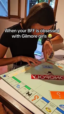 So we made this! #gilmoregirls #rorygilmore #gilmoregirlstiktok #monopoly #gilmoreopoly 