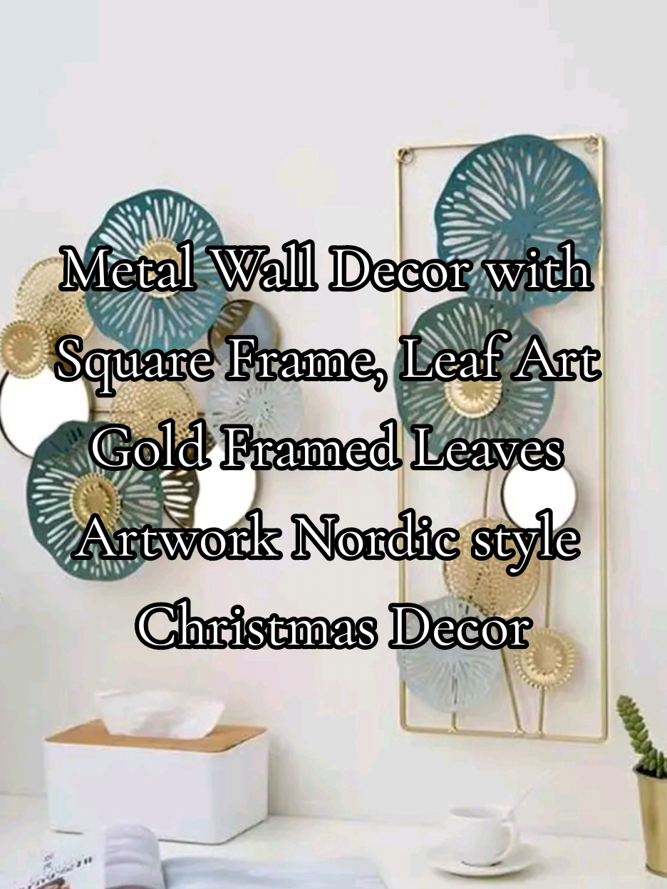 Metal Wall Decor with Square Frame, Leaf Art Gold Framed Leaves Artwork Nordic style christmas decor For Living Room House Decorations Display Wall Frame Home Display Bedroom SALE‼️ SALE ‼️ SALE ‼️ ‼️MAKE SURE TO WATCH UNTIL THE END‼️ #capcut #newaffiliate #newaffliatehere😍 #ideas #design #fashion #101 #dates #collection #mobilelegends #mlbb  #figurine #accessories #style #tiktok #minimalist #decor #foryou #TikTokShop #elegant #storage #wooden #video #viral #fyp #display #Calendar #house #furniture #minimal #viral #viralvideo #sale #mobilelegends #mobilelegends #buynow #spacesaving #order #fypシ゚viral #fypシ #pouch #wallet #2in1 #bigwallet  #walletwithhandle #handle #coin #money #wallet #coinpurse #bestbags #lifedoesn'tfeelreal #stubbedsandals #affordableclothestiktokshop #gladiatorsandalswomen #clearwaterjag #trendingoutfits #beauty #daily #dailyvlogs #dailys #affordableoutfits #affordabletops #cheap #affordable #savemoney #trending #DIY #celebrate #cheaping If you're looking for....🗓️ Minimalist ✅ Appearance ✅ Space saver ✅ Affordable ✅ Durable ✅#CapCut 