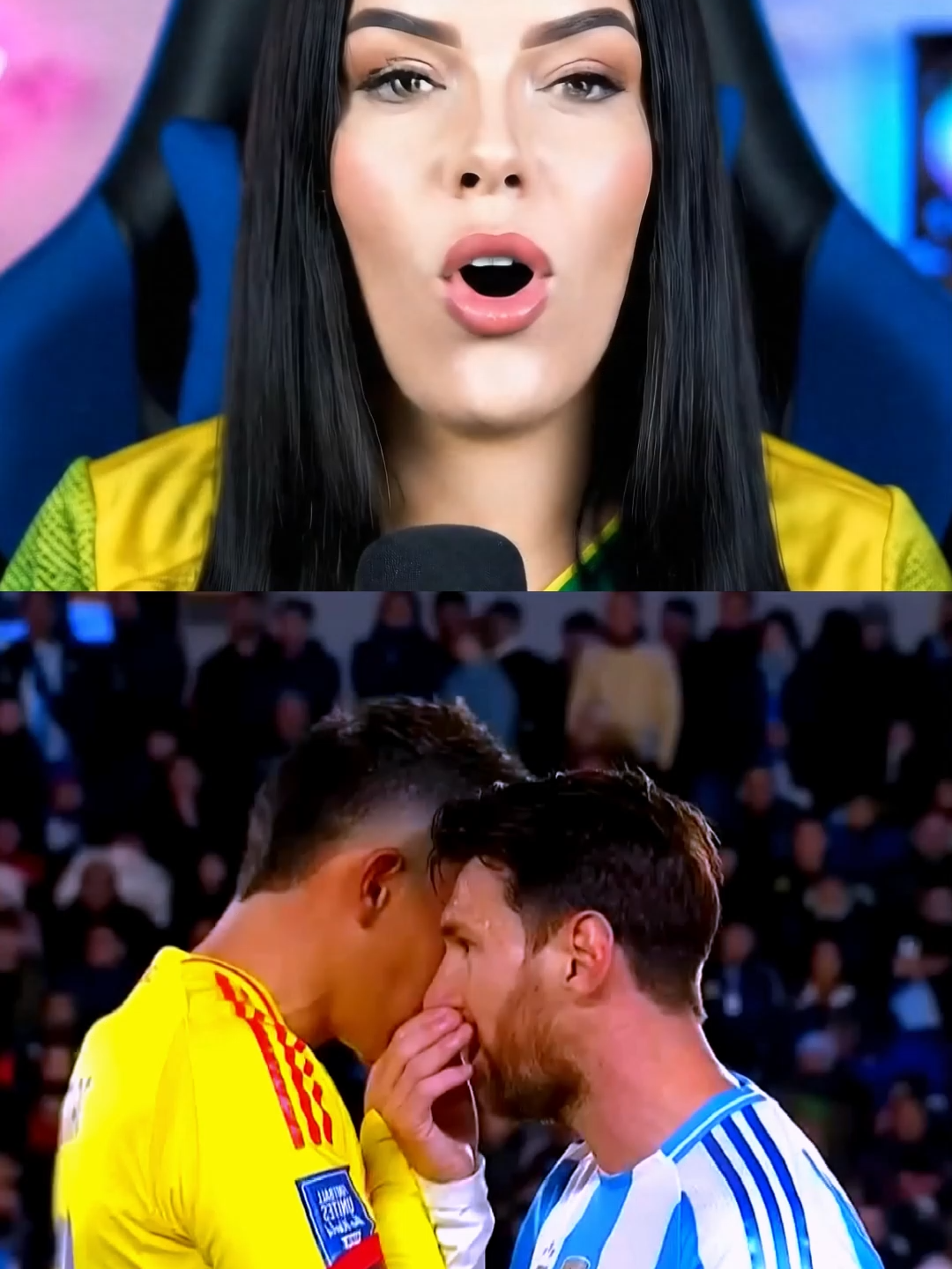 James❤ VS Messi #messi #jamesrodriguez #eliminatorias2026 #argentina #colombia #streamer