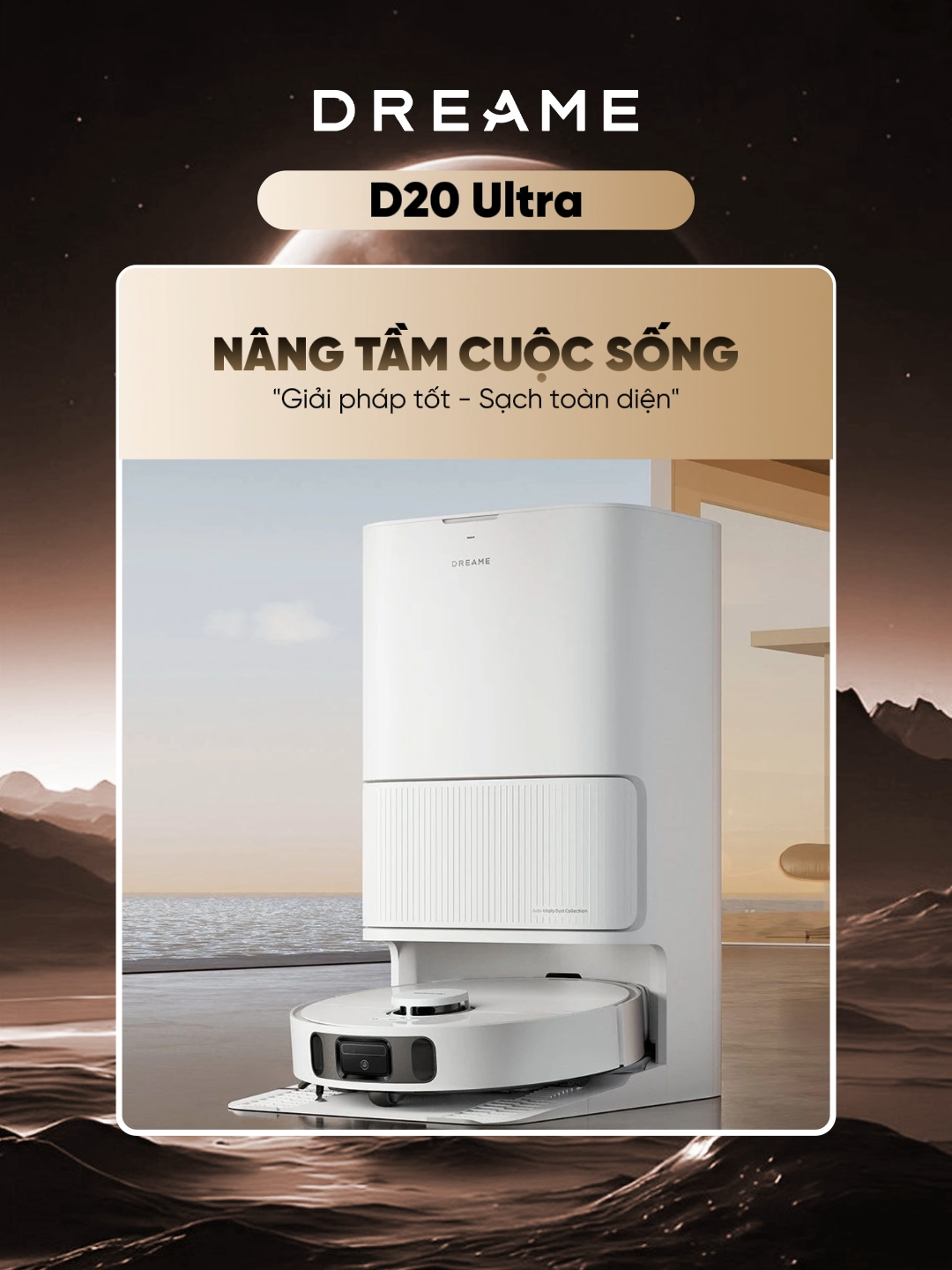 Nâng tầm cuộc sống - Trải nghiệm lau hút tự động trong tầm với cùng Dreame D20 Ultra #dreamevietnam #vesinhnhacua #robothutbui #Dreame #mayhutbui #robotlaunha #robotlausan #lausan #dreamhome #DreamHomeEveryday #NhaSachMoiNgay #muataitiktok #muataitiktokshop #livevuivodoi #dreamed20ultra #d20ultra