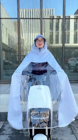 Áo mưa xỏ gương có khoá kéo, kèm kính chắn mưa tiện lợi #aomuacanhdoi #aomuachoang #aomuatoanthan 