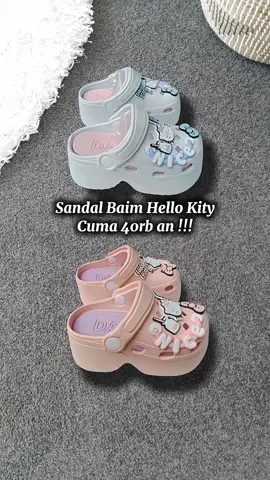 Sandal Baim Anak Perempuan Motif Hello Kity Cocok Buat Harian #sandalanak #sandalanakperempuan #sandalbaim #sandalbaimhellokitty #sandalanaklucu #fypage #masukberanda 