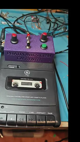 You know what I do turn cassette decks into lo-fi instruments!  #musician #musicians #musicproducer #phatronics #lofi #cassette #recordingstudio 