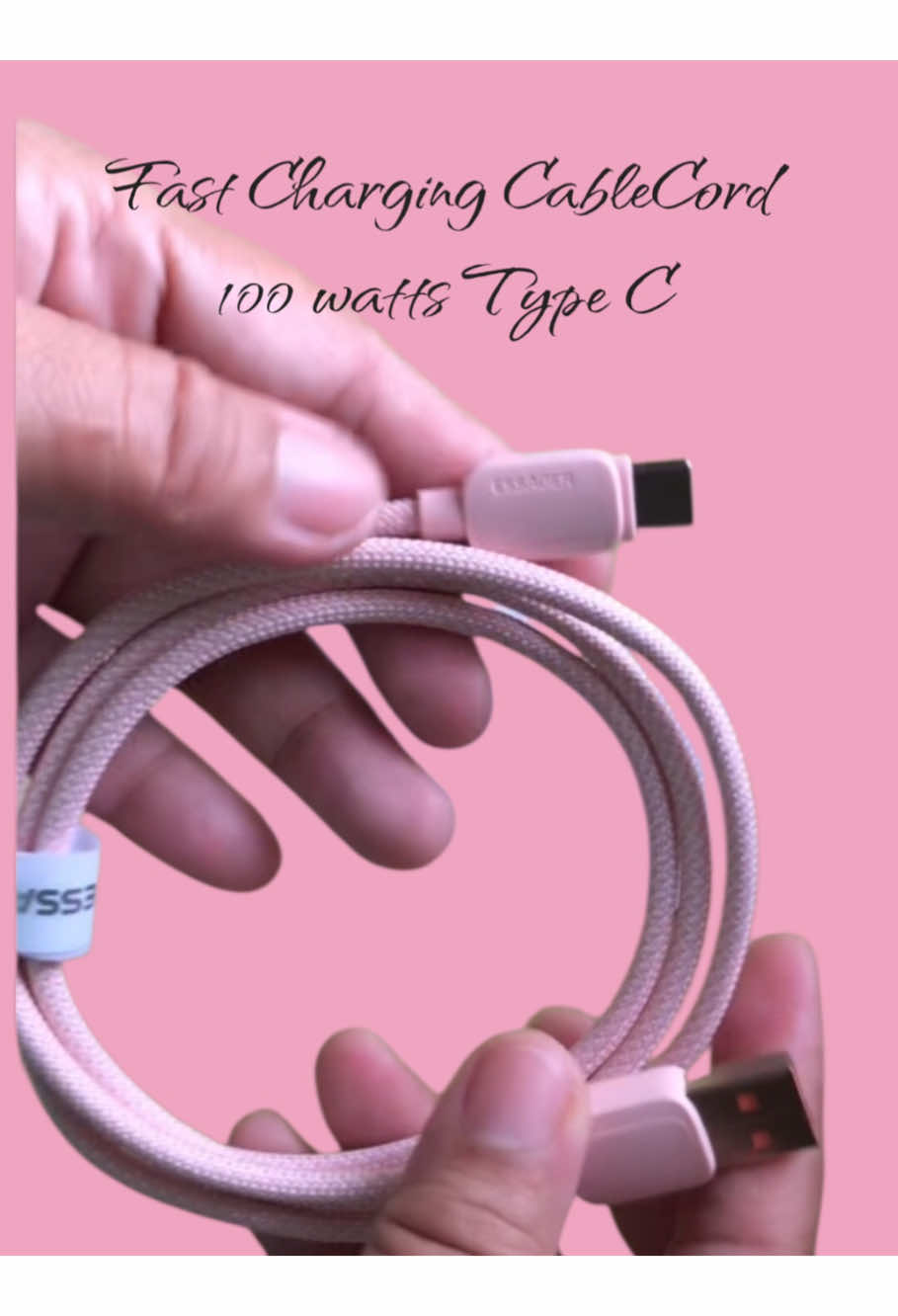 Essqger Fast Charging Cable Cord USB-A to Type C 100w #chargingcable #typec #fastcharging #cablecord #cablecord #essager 