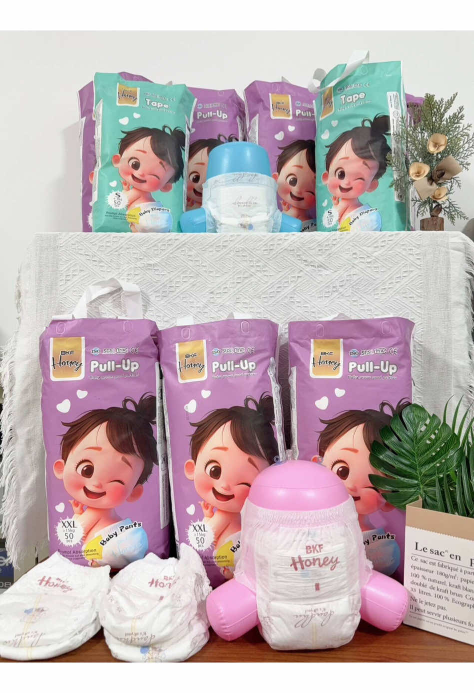 Soft Breathable Comfortable 🛒🎀🇵🇭#diapers #babydiapers #buy1take1diaper #pullups #babylove #fouyou #bkfhoneydiaper #trending 