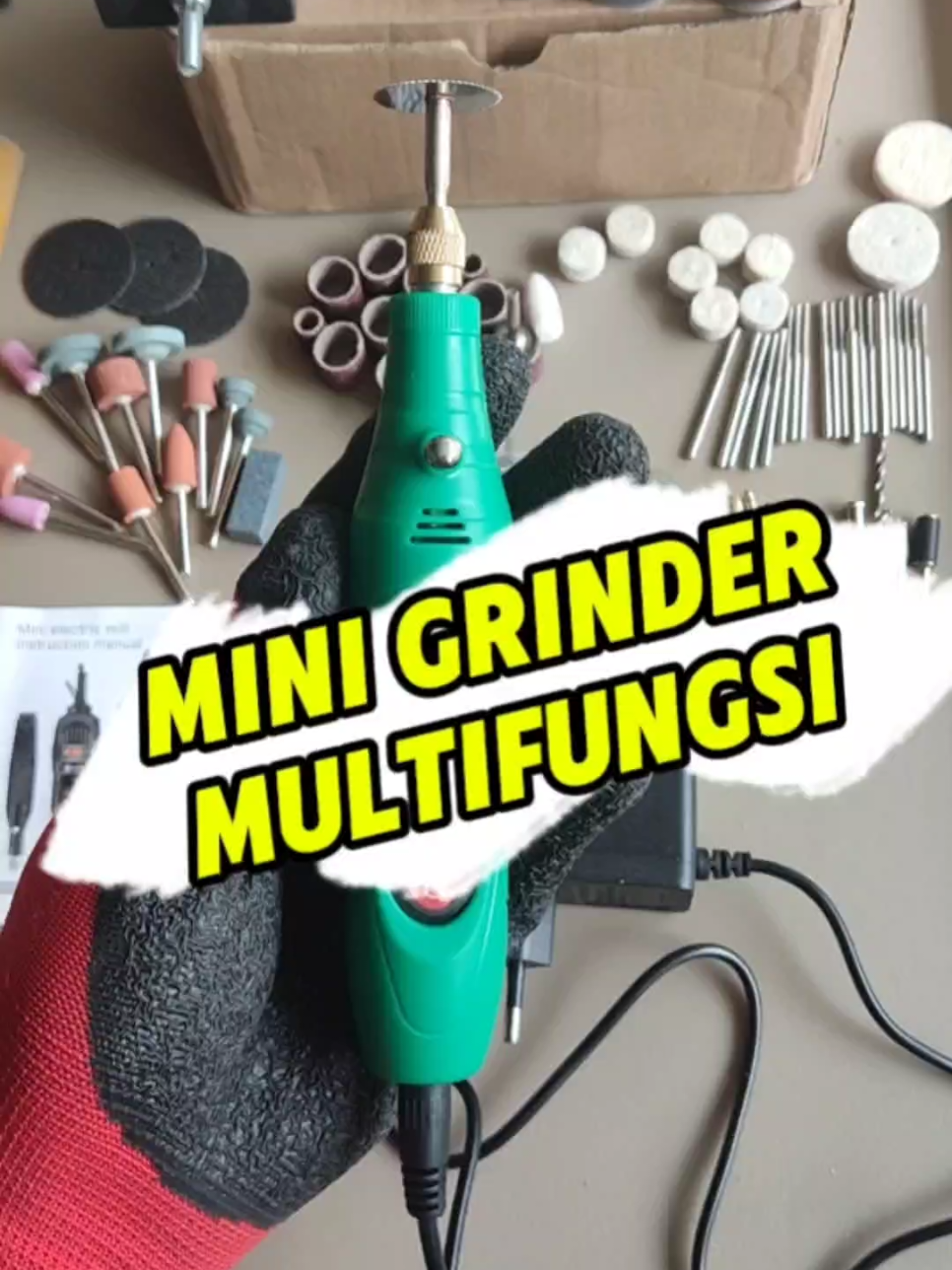 Ready 181 Pcs Set Mini Gerinda Bor Multifungsi Bisa Jadi 6 Fungsi Alat : Grinding, Potong, Ukir, Amplas, Poles, Gravir, Pengeboran. Mini Grinder, Perangkat Bor Listrik 12 Volt yang   Sangat Bermanfaat untuk membantu kerjaan kamu. #minigrinder #bormini #minielectricgrinder #polishermini #engravergrinder #alatkerajinan #gerindamini #alatukirmini #alatamplas #mesinpotongmini #toolkit #minibor #polesmini #polishermini #cuttermini #cuttingmini #minicutting #drillmini #craver 