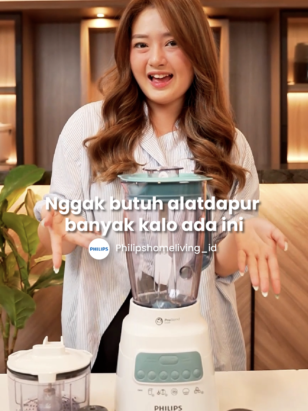 Satu Blender, Banyak Fungsi! Chopper daging, kupas bawang, sampai bikin sambal—praktis banget pakai Blender Philips HR223/70. Yuk, cek sekarang! 🛒✨ #PilihKualitasPilihPhilips #homeliving #SekaliCobaDijaminLangsungCinta #Philips #philipshomeliving #CepetNoRibet