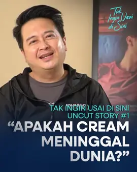 Ini jawaban dari @Robert Ronny, penulis dan sutradara Tak Ingin Usai di Sini tentang pertanyaan bagaimana Cream setelah K meninggal dunia. Yuk nonton Tak Ingin Usai di Sini di bioskop hari ini 🩵 #TAKIS #TakInginUsaidiSini #ParagonPictures #IdeosourceEntertainment #fyp #tiktoktainment #rekomendasifilm #filmindonesia 