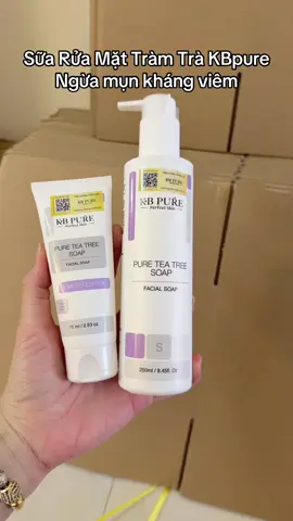 Giới thiệu với chị em SỮA RỬA MẶT KB PURE Tràm Trà là một siêu phẩm dành cho mọi loại da, nhất là da dầu mụn_ bít tắc hoặc da đang điều trị, mùa hè này phải nói cháy hàng không đủ để bán 😚😚 Chất lượng của nó phải nói đáng đồng tiền bát gạo 😍😍 DA DẦU MỤN DỄ BÍT TẮC RỒI CÒN LƯỜI phải rinh ngay SỮA RỬA MẶT KB này Rút ngắn bước làm sạch _ Với 3 tác dụng chính đó là TẨY TRANG - RỬA MẶT - CÂN BẰNG ĐỘ PH trên da mà ko cần nước hoa hồng. Bình thường các  bác toàn bôi sản phẩm căng bóng lên da nó mới bóng. Nhưng tin em đi nhà em rửa mặt đi mới thấy mặt bóng nó mới hay 😙😙 khách đang điều trị bên em thì không ai là không hài lòng vì em nó quá xuất sắc 🥳🥳🥳🤩 #xuhuong 