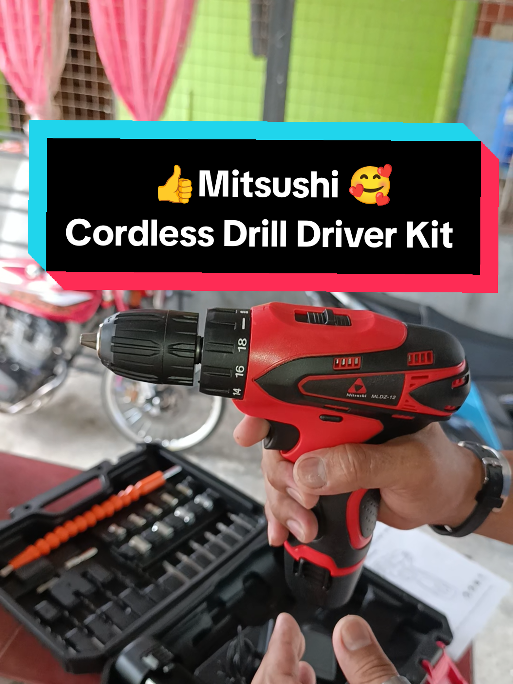 Mitsushi 12V Cordless Drill Driver Kit , Double Speed & LED Indicator , Lightweight & Powerful, Perfect for DIY or Professional Use #mitsushi #cordlessdrill #doublespeed #12vcordlessdrill #cordlesstools #cordless drill 12v li-ion #tools #drivertools 