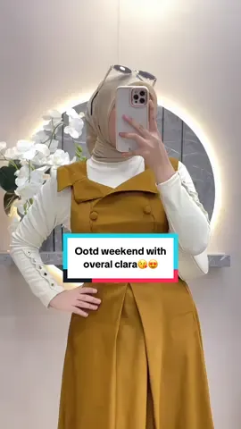 Ready Overal Clara ootd buat weekend besok😍#foryoupage #ayucitrahijab #setelanwanita #ootdhijab #overalldress #overall #overallsoutfits#ootdfashion #gemes #setelanmurah 