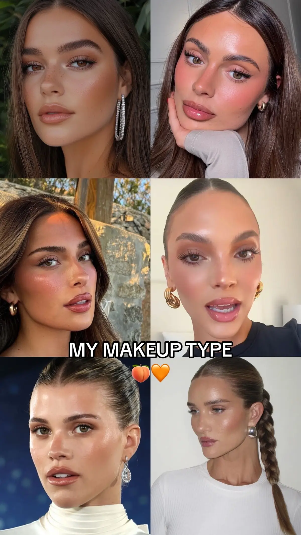 Glowy skin, bronzed tones, plump lips and long lashes 🧡🍓 #mymakeuptype #creatorsearchinsights #makeupinspo #makeupchallenge @Milani Cosmetics @makeupforever @Fenty Beauty @L’Oréal Paris @IT Cosmetics @Anastasia Beverly Hills @Kosas @ILIA Beauty 