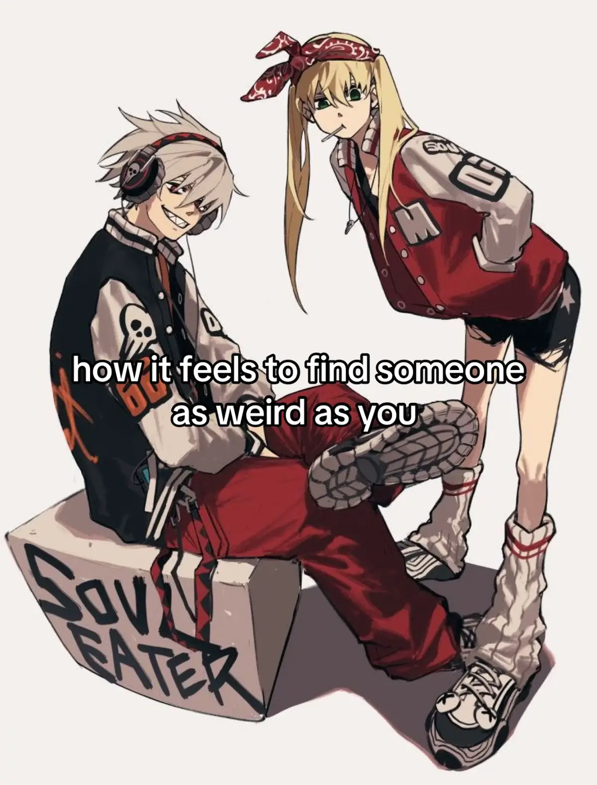proud to say i found em.!!  #gang #bff #bestfriend #weird #friendship #friendshipgoals #souleater 