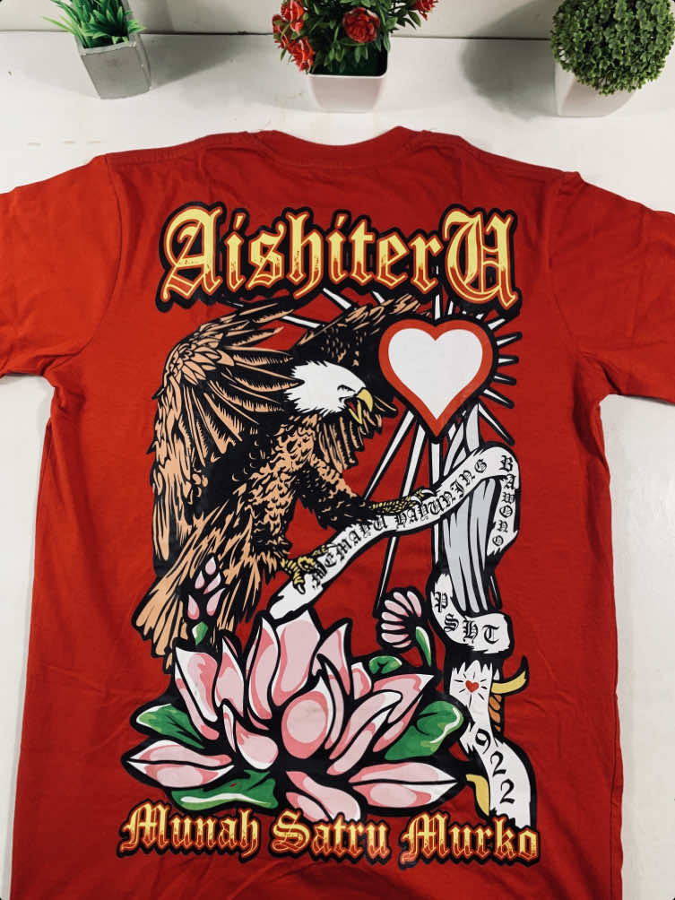 Kaos Aishiteru psht#aishiteru #setiahatiterate #shterate #shteratejaya #shtarak #pshttulungagung 