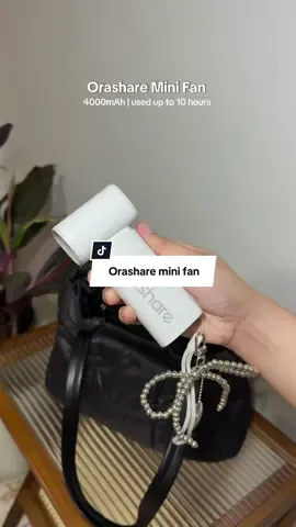 Finally got my mini fan from orashare ✨ #trending #fyp #viral #orashare #minifanorashare #pocketfanorashare #minifan @OraShare 