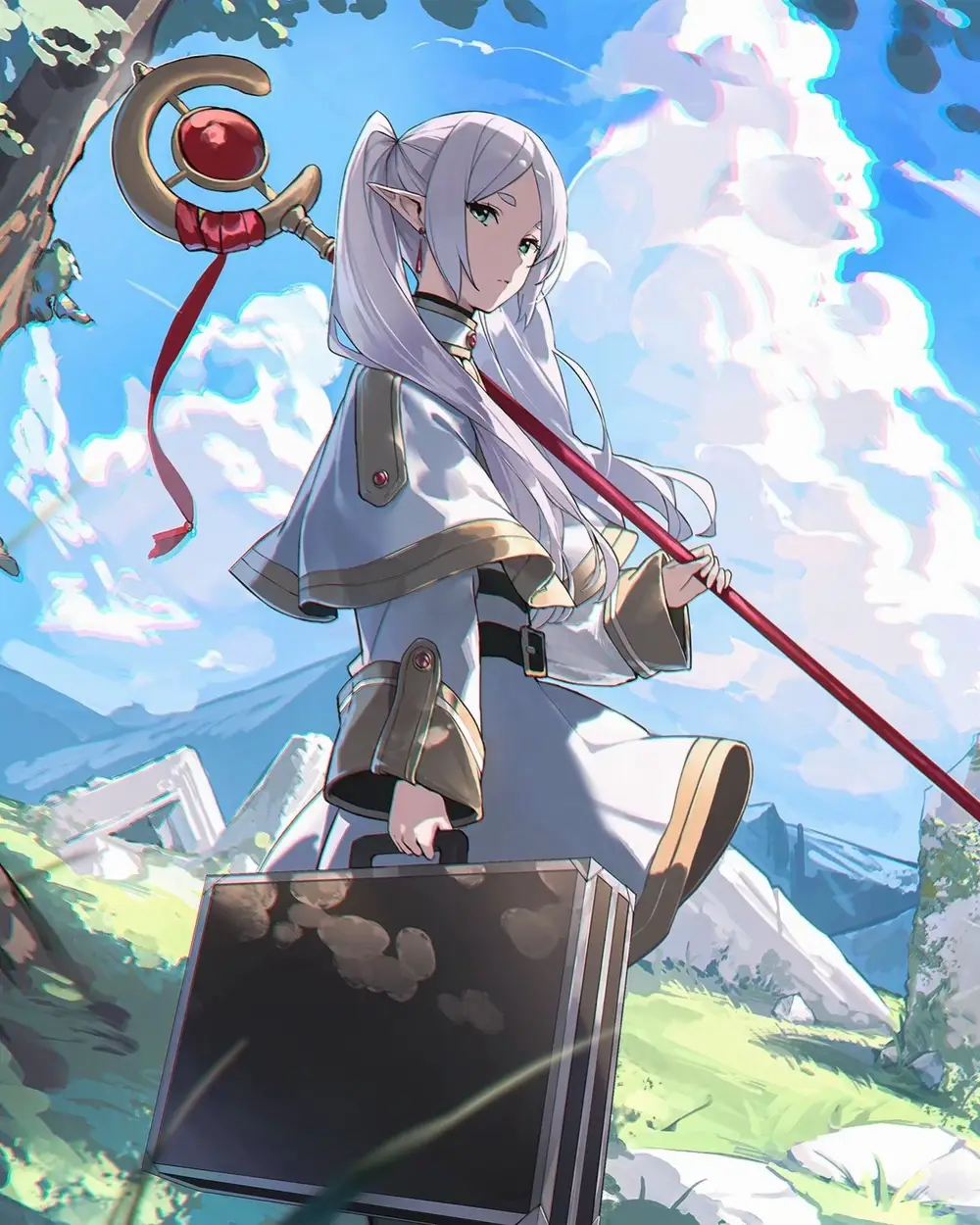 Ngắm nhìn loạt ảnh frieren anime đẹp tinh tế, đầy cảm xúc và chất nghệ thuật từ biểu cảm trầm lặng đến những khoảnh khắc phép thuật cuốn hút người xem.👉Link xem full ở phần bio #fyp #animegirl #frieren #ảnhanimeđẹp 