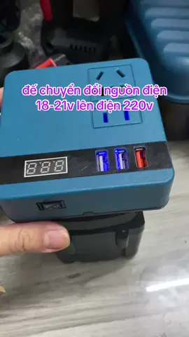 Bộ chuyển đổi nguồn điện từ 18-21V lên lưới điện 220V dùng cho các thiết bị điện gia đình dưới 100W.#bodechuyendoi#bochuyendoi #dechuyendoinguondien#bochuyendoinguon