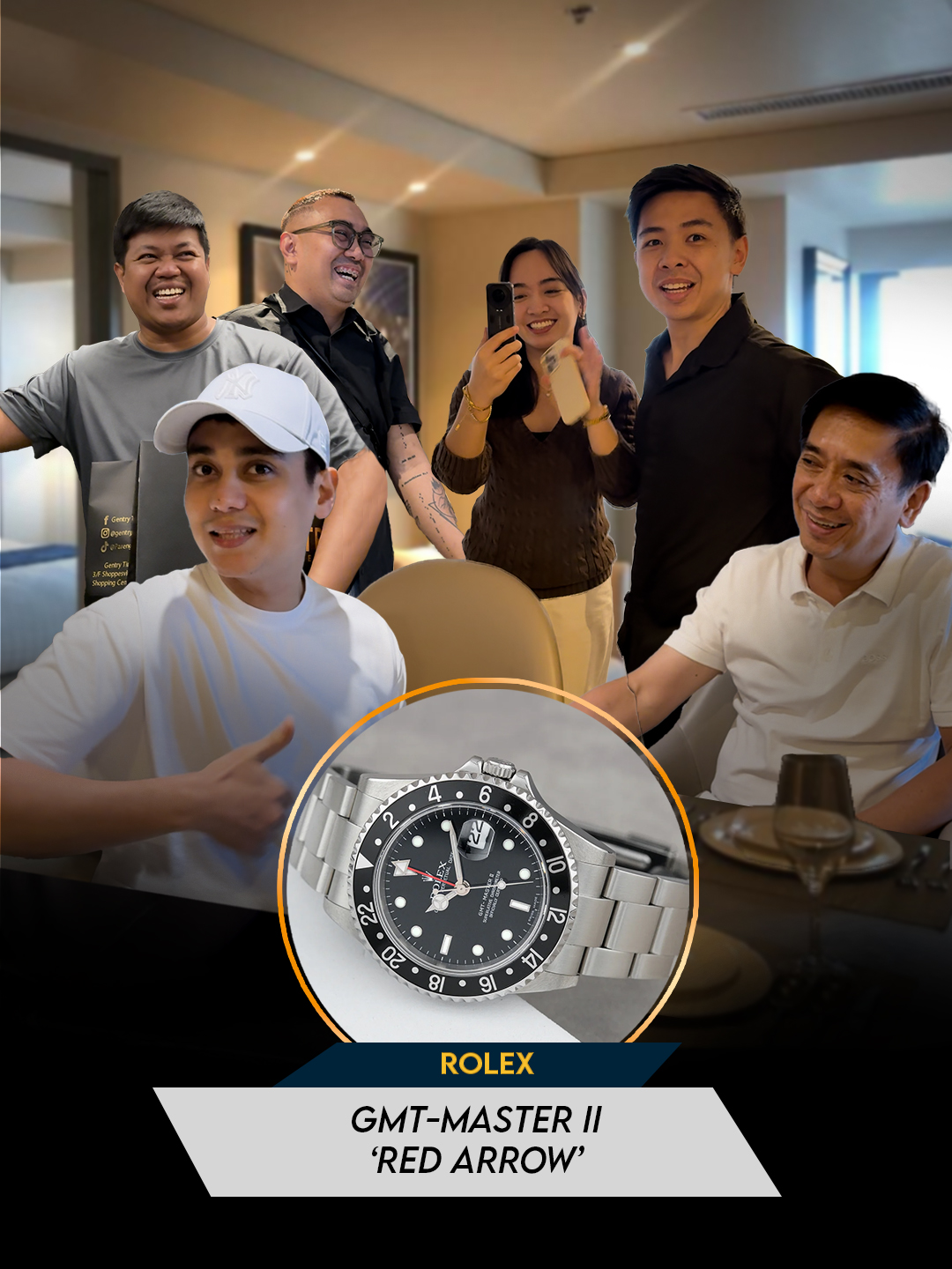 SURPRISE DEAL! Samahan niyo ko para bisitahin client natin sa Makati na gusto bumili sa'tin! Kakuntsaba tayo para sa birthday gift kay Sir! Let's Go!     #parenghayb #parengg #parengchollo  #gentrytimepieces #luxurywatches #watch #rolexwatch #buyandsell #submariner #gmtmaster2 #seda #makati #fyp