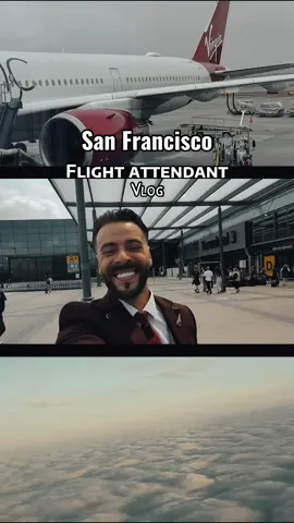 Come with me to San Francisco flight attendant edition ✈️ #cabincrew #cabincrewstories #flightattendantlife #airhostess #cabincrewjokes #layover 