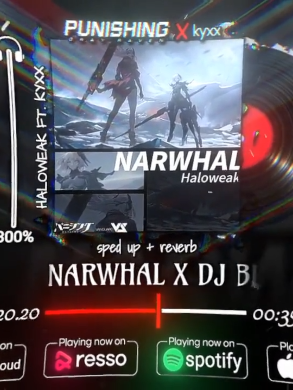 😋#narwhalpgr #punishinggrayraven #djbloodline #kyxxsound🤙 #fyp #kurogames 