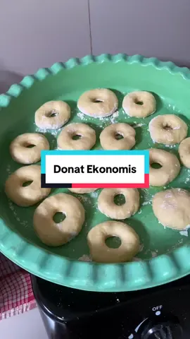 Donat ekonomis simple  #donat #resepdonat #camilanviral #fyp 