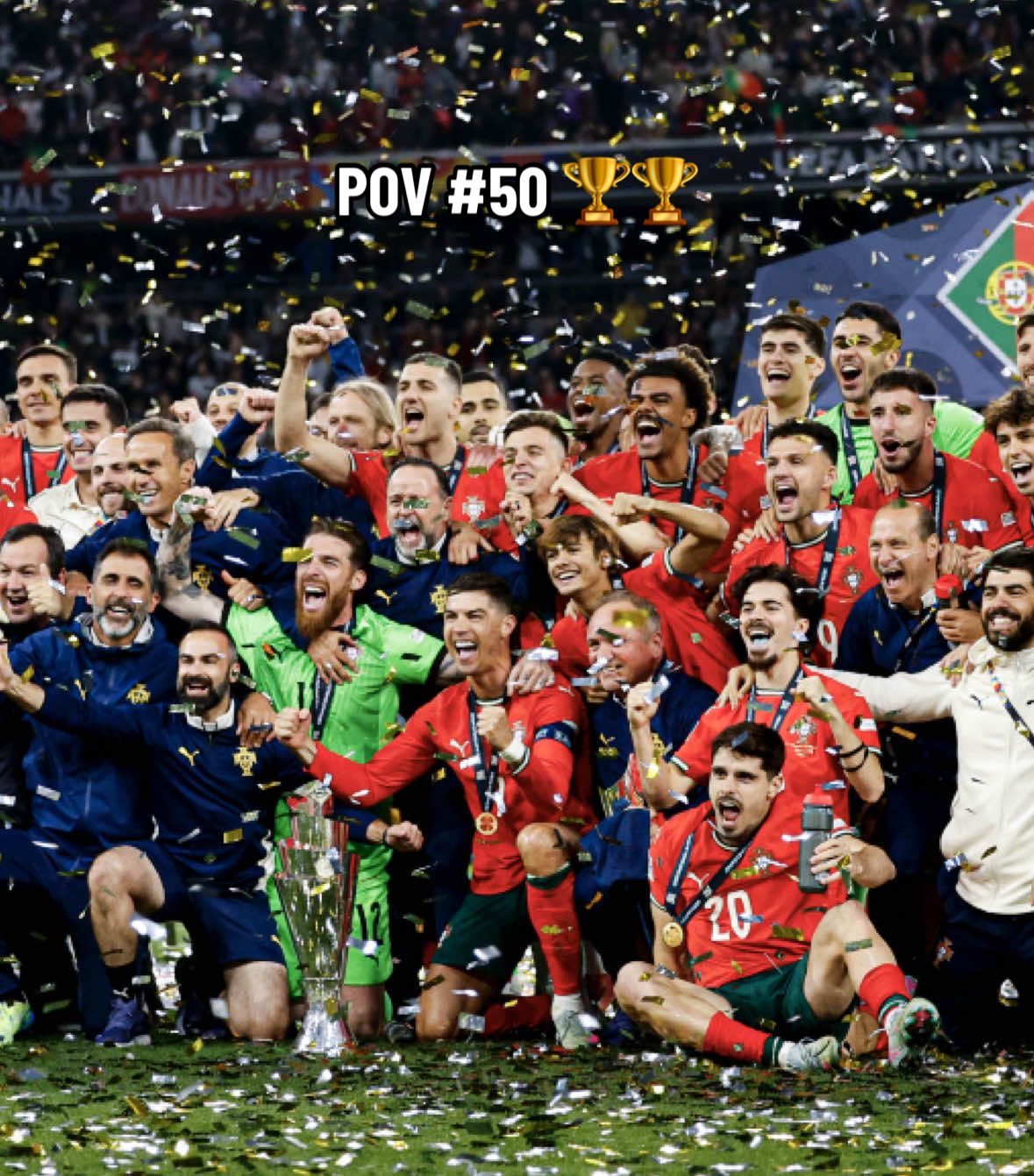 𝟴.𝟲.𝟮𝟬𝟮𝟱 💫 Estávamos focados no #FazHistória e fizemos 🏆🏆🇵🇹 #NationsLeague 🎥 Vídeo completo no YouTube | Full video on YouTube 𝟴.𝟲.𝟮𝟬𝟮𝟱 💫 We’re focused on achieving glory and we succeeded 🏆🏆🇵🇹 #HistoryNeedsMakers