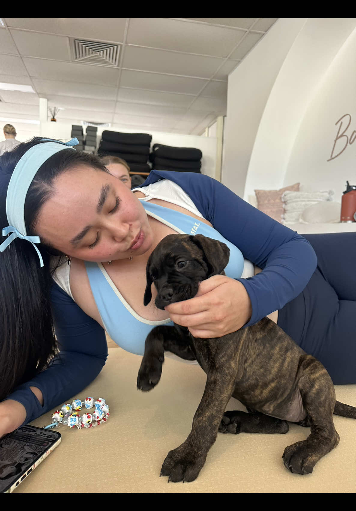 Surprised we didn’t come home with any puppies today!! @Puppy Pilates Co #puppypilates #puppyyoga #puppy #yoga #pilates #goldcoast #besties #whattodo #thingstodo 