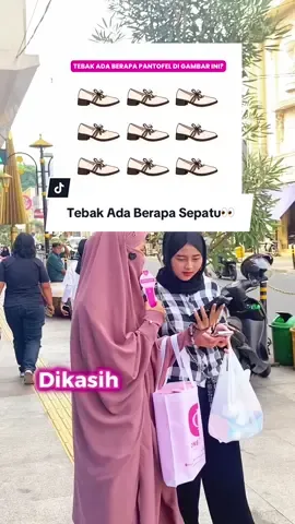 Coba tebak, kira-kira ada berapa sepatu ya!!🤔🤔 #socialexperiment #publicinterview #publicchallenge #tebaktebakan #challenges #viraltiktok #sepatu #sepatuheels  #oneloveshoes #nyamanbersamaonelove #tasikmalaya 