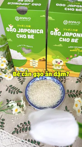 Nhiều Mẹ vẫn thường có thói quen dùng gạo gia đình để nấu cho bé. Tuy nhiên, gạo gia đình thường ưu tiên khẩu vị của người lớn, trong khi gạo nấu cho bé cần có những ưu tiên riêng nha Mẹ! #anpaso #gaojaponica #andam #mevabe 