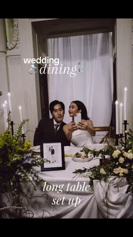 อาหารงานแต่งจัดเป็น long table เสิร์ฟอาหารเป็นคอร์สแบบ fine dining! ✨🤎🍴 แพงงง แต่คุ้ม! #mintoweddingboard #wedding #weddingidea #weddinginspo #งานแต่ง #ไอเดียจัดงานแต่งงาน #งานแต่งงาน #neilsonhayslibrary #longtable 