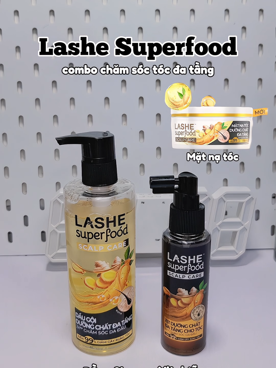 Bộ dưỡng chất đa tầng chăm sóc tóc mới ✨️ #LasheSuperfood #Scalpcare #DưỡngTậnGốcTócChắcKhỏe #Dưỡngchấtđatầng #daugoi #matnatoc #xitduongtoc #giamgayrung #duongdadau #biotin #tips #xuhuong #viral 