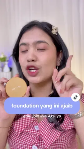 ini foundation yang padat kayak bedak loh 😍✨#prettyme #fypシ゚ #foundationbalm #makeuptutorial 