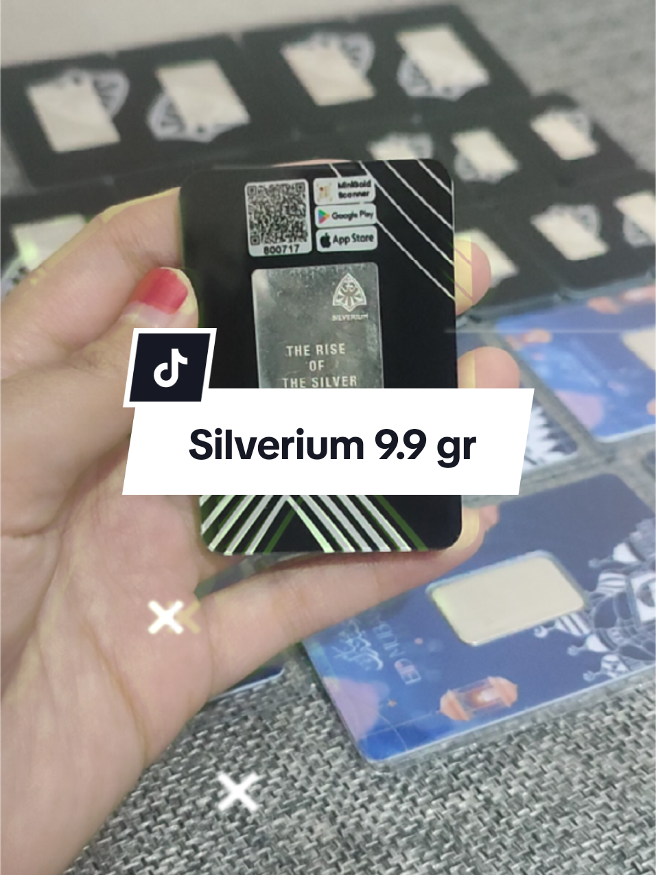 Silverium 9.9 gram nih #investasijangkapanjang #investasi #perak #silver #logammulia #silverium