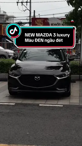 New Mazda 3 Luxury - Đen ngầu đét . Ưu đãi ngay 20tr trong tháng 6 , trả trước chỉ từ 190tr nhận xe #MazdaBinhTrieu #mazda #mazda3 #mazda3luxury #xedep #sedan #trending #hottrend #xh 
