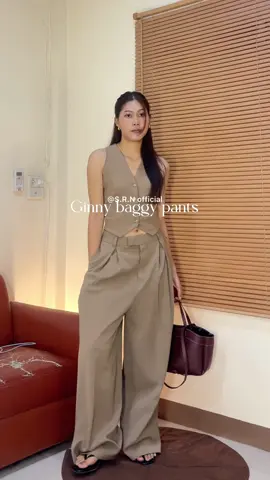 ผ้าไม่ยับเลยทุกคน เริ่ดมากกก!👀#กางเกงใส่ทํางานผู้หญิง #กาฃเกงขายาวใส่สบาย #กางเกงขายาวผ้าลิลลี่ #OOTD #outfitideas #fypシ  @rrayler 